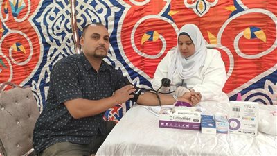 الكشف على 3000 مواطن في قافلة طبية كبرى بالمنوفية