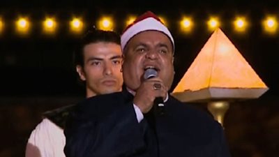 المنشد إيهاب يونس بعد ظهوره في حفل افتتاح المتحف الكبير: فخر لي 