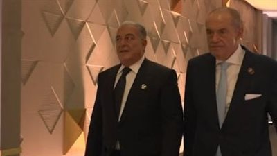 ياسين منصور نائب رئيس الأهلي يحضر حفل افتتاح المتحف المصري الكبير