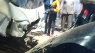 مصرع وإصابة شخصين في تصادم أتوبيس وملاكي بالقليوبية