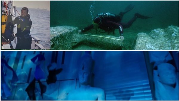  اكتشاف تماثيل هيراكليون