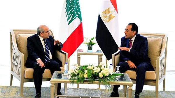 رئيسا وزراء مصر ولبنان