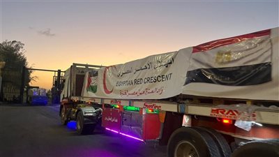 الهلال الأحمر يرسل أكثر من 300 ألف سلة غذائية إلى غزة
