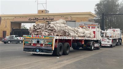 قافلة مساعدات - ارشيفية 