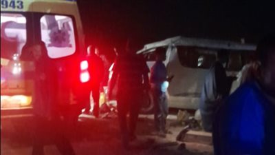 5 وفيات.. ارتفاع عدد ضحايا حادث انقلاب ميكروباص على الطريق الصحراوي الغربي في أسيوط