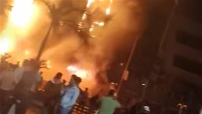 الذعر ملأ المكان.. شهود عيان يروون تفاصيل اندلاع حريق مول العبور