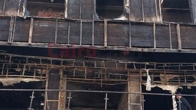 إيقاف أعمال الترميم والإصلاحات الجارية بمول العبور المحترق لحين الانتهاء من التحقيقات 