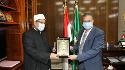 وزير الأوقاف ومفتي الجمهورية في المنوفية لافتتاح مسجد بمركز شبين الكوم