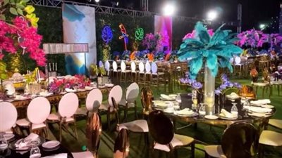 قاعة تتسع لـ1000 شخص.. تعرف على تفاصيل حضور حفل زفاف هنادي مهنا وأحمد خالد صالح