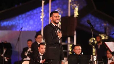 محمد الشرنوبي يتألق في حفل مهرجان الموسيقى العربية (صور)