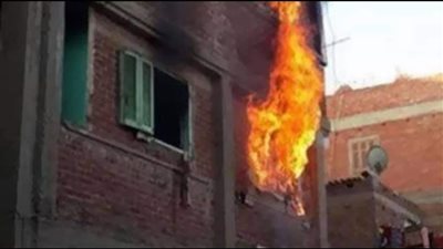 مصرع طفلين في حريق ببولاق الدكرور