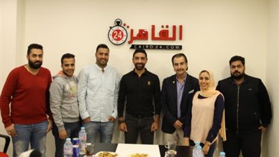 إسلام الشاطر في زيارة لمقر “القاهرة 24”: تجربة تستحق الاحترام والتقدير منذ انطلاقها (صور)