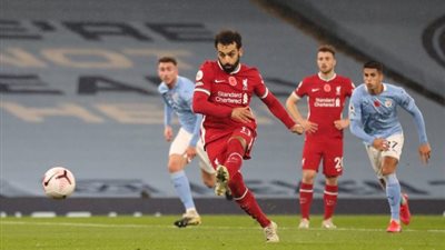 محمد صلاح يحرز الهدف الأول لليفربول في شباك مانشستر سيتي