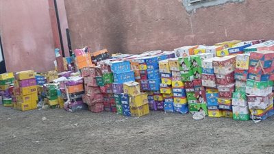 حماية المستهلك: ضبط 332 طن مواد غذائية مجهولة المصدر بـ4 مخازن غير مرخصة بأسيوط