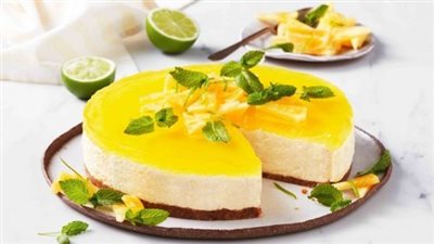 طريقة عمل تشيز كيك بالزنجبيل والليمون