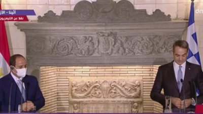 السيسي يعزي الشعب اليوناني في ضحايا زلزال بحر إيجة