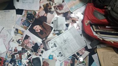 جماجم وصور لفتيات وأطفال وبطاقات.. أهالي شبرا الخيمة يكتشفون دجالا (صور)