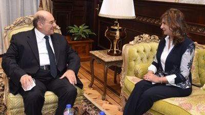 وزيرة الهجرة في أول زيارة لمجلس الشيوخ: مرحلة جديدة بالحياة النيابية المصرية (صور)