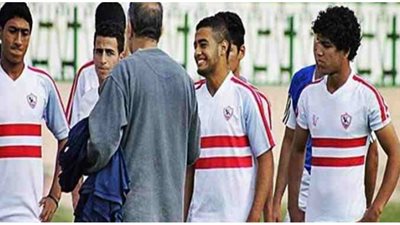 ناشئ الزمالك يبتلع لسانه أثناء مران الفريق