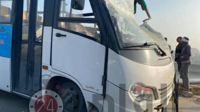 مصدر أمني: 14 طالبًا أصيبوا في حادث أتوبيس الهرم.. والتحفظ على السائق