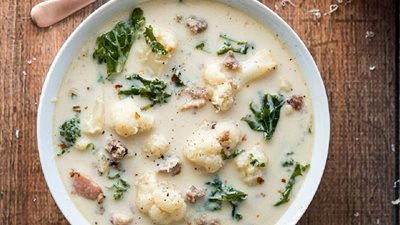 طريقة عمل شوربة القرنبيط بخطوات بسيطة