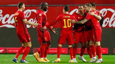 بلجيكا تضرب الدانمارك برباعية فى دوري الأمم الأوروبية