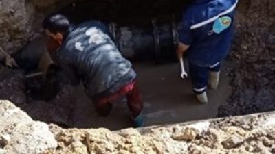 قطع مياه الشرب عن العمرانية لحدوث كسر مفاجئ