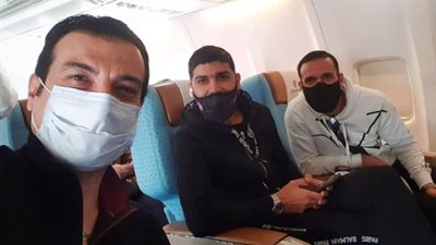 بعد توفير طائرة بديلة.. إيهاب توفيق يعود من تونس رفقة ساسي ومعلول (صورة)