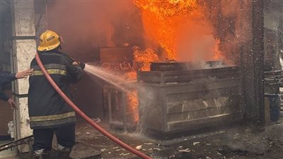 اندلاع حريق بمطعم الباشا للفول والطعمية في المعادي