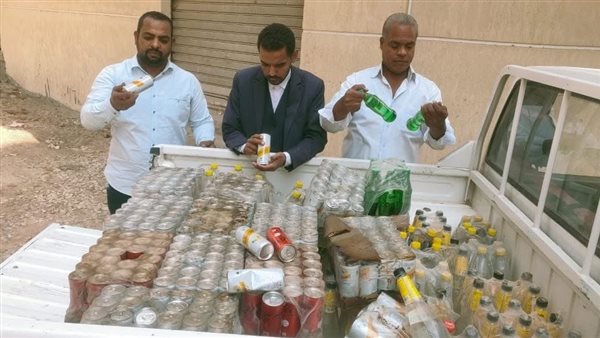 ضبط مشروبات غازية