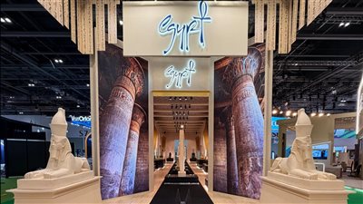 السياحة: الجناح المصري المُشارك بفعاليات بورصة لندن الدولية للسياحة يفوز بأفضل تصميم