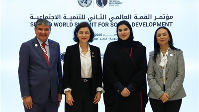 وزيرة التضامن تناقش المبادرات الدولية والإقليمية الرائدة بمجال الحماية الاجتماعية مع وزراء قطر والبرازيل وإسبانيا