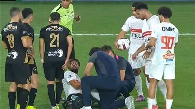 إصابة عدي الدباغ في مباراة الزمالك وبيراميدز.. وأحمد شريف يدخل بديلًا