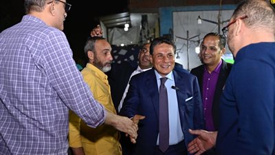 استقبال جماهيري حاشد للمستشار طاهر الخولي في الجيارة بمصر القديمة ضمن جولاته الانتخابية