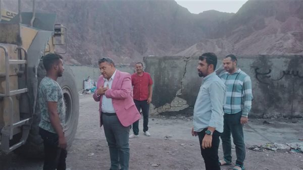 رئيس مدينة دهب يتفقد