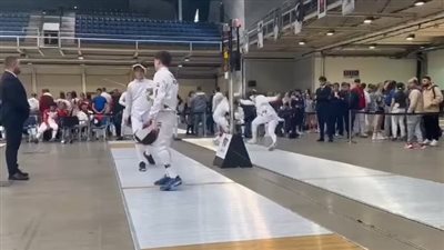 إشادة بلاعب السيف إياد معتز بعد مصافحة منافسه الإسرائيلي بالسيف