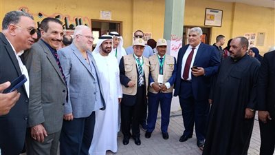 وفد من البرلمان العربي يتابع سير العملية الانتخابية في الجيزة