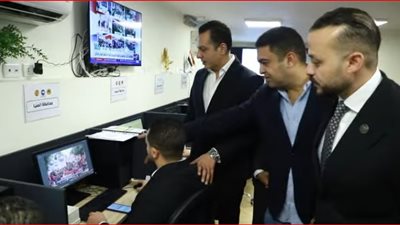 النائب أحمد عبد الجواد والجارحي وقيادات الأمانة المركزية يتابعون سير الانتخابات من غرفة عمليات مستقبل وطن