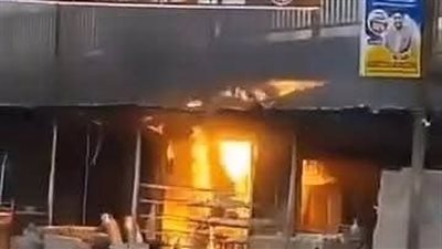 السيطرة على حريق داخل محل ببني سويف دون إصابات