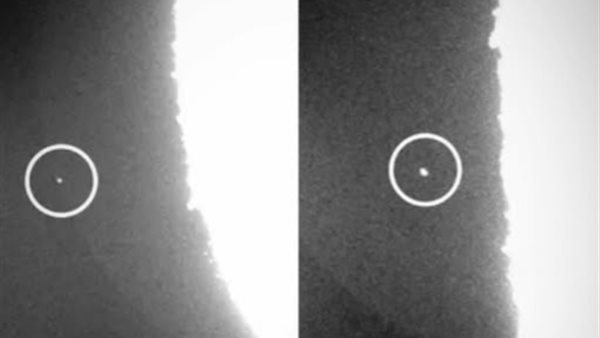 صور ترصد اصطدام نيزكين