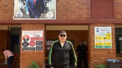 تامر عبدالمنعم يدلي بصوته في انتخابات مجلس النواب بالدقي