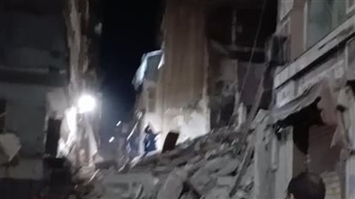 دون إصابات.. تفاصيل انهيار عقار مكون من 8 طوابق بالإسكندرية