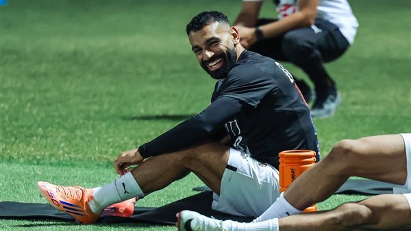 صلاح خلال إحدى تدريبات