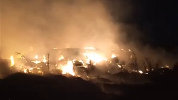 جانب من الحريق 