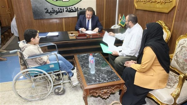 لقاء محافظ المنوفية