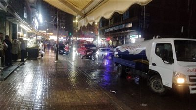 أمطار غزيرة تضرب محافظة الإسكندرية بالتزامن مع بدء نوة المكنسة