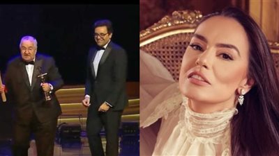 بعد تكريمه خلال افتتاح القاهرة السينمائي.. شيريهان لـ المخرج محمد عبد العزيز: أطال الله في عمرك