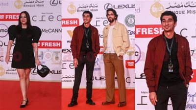 منهم كريم الشناوي وفدوى عابد.. النجوم على ريد كاربت الفيلم الفلسطيني 