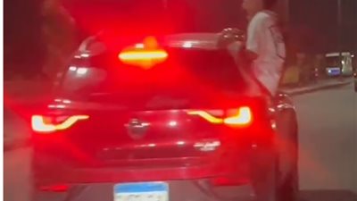 فحص أمني لموكب زفاف عرّض حياة المواطنين للخطر على طريق المنصورية بكرداسة