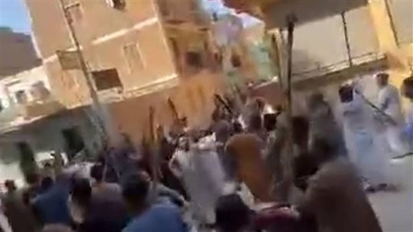 جانب من المشاجرة